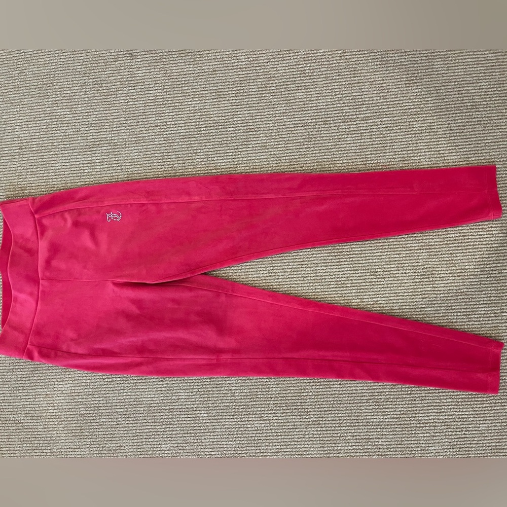 Juicy Couture Velour Pink Pants leggings Size small